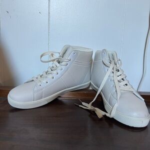 White High-Top Sneakers